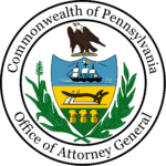 The commonwealth of pennsylvania office of attorney general logo.