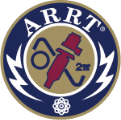 The logo for arrt.