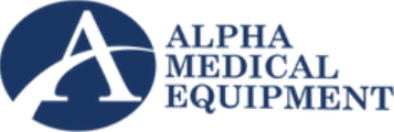 Alpha medical equipment logo.