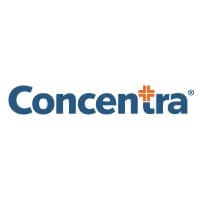 Logo of concentra, a health care company.